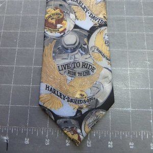 Ralph Marlin Harley Davidson Tie